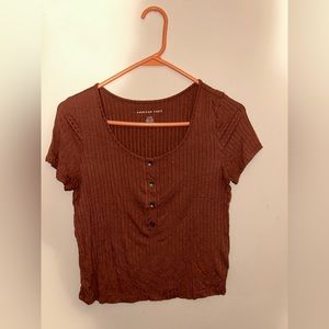 American Eagle Cropped Tee